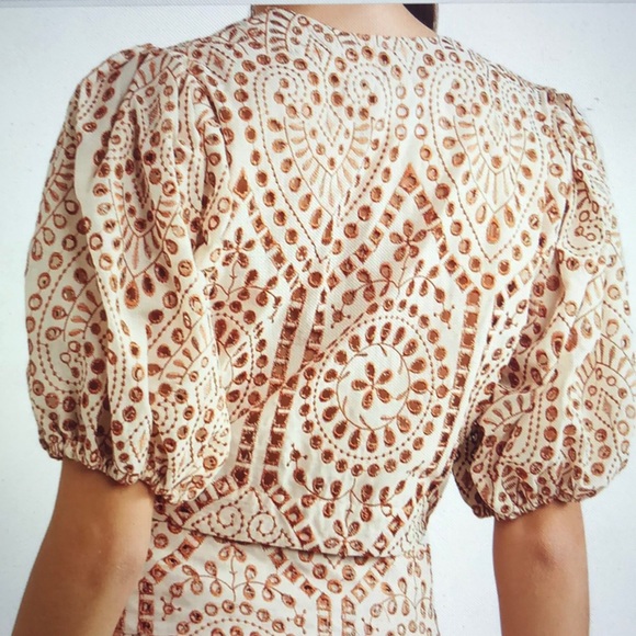 LISA MARIE FERNANDEZ tie-front Blouse - Picture 5 of 6